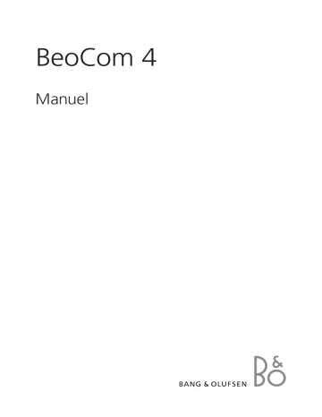 Manuel du propriétaire | Bang & Olufsen BEOCOM 4 Manuel utilisateur | Fixfr