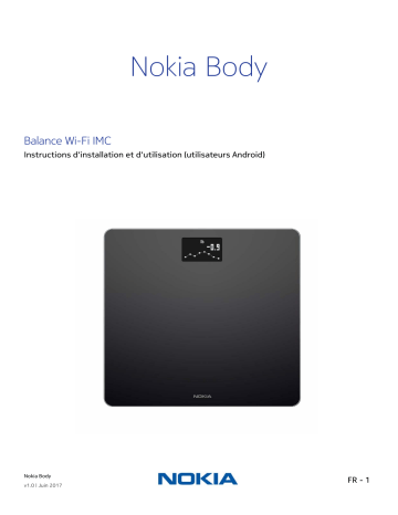 Mode d'emploi | Nokia Body Manuel utilisateur | Fixfr