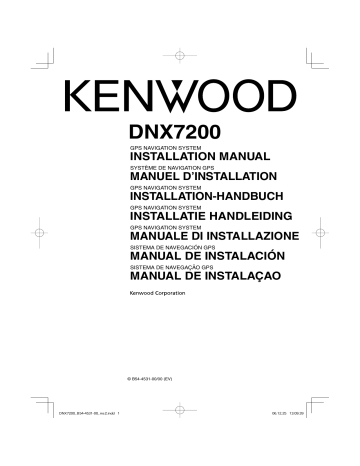 Manuel du propriétaire | Kenwood DNX7200 Manuel utilisateur | Fixfr