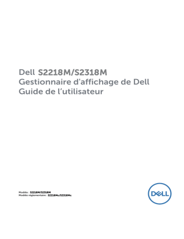 Dell S2318M electronics accessory Manuel utilisateur | Fixfr