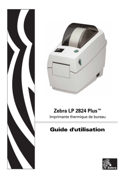 Zebra LP 2824 Manuel utilisateur