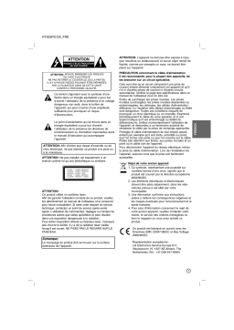 LG HT303PD Manuel du propriétaire