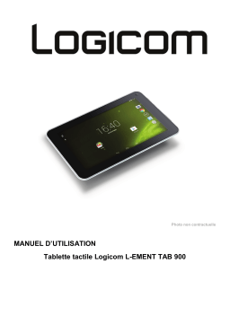 Logicom L-Ement Tab 900 Manuel utilisateur