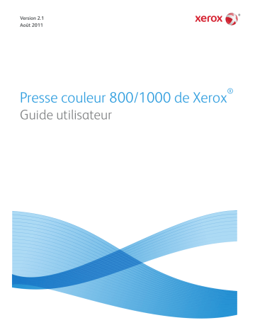 Xerox Color 800/1000/i Digital Press Mode d'emploi | Fixfr