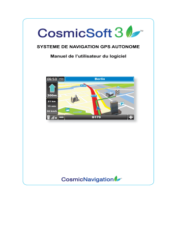 1500 CosmicSoft 3 | 1200 CosmicSoft 3 | Mode d'emploi | CarTrek 1000 CosmicSoft 3 Manuel utilisateur | Fixfr