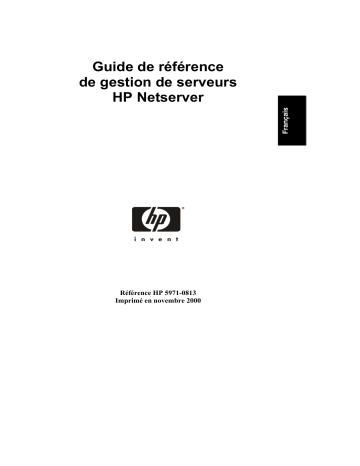 Manuel du propriétaire | HP E SERVER Manuel utilisateur | Fixfr