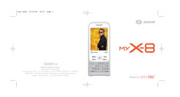 Sagem myX.8 Manuel utilisateur