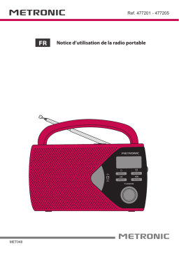 Metronic Portable Manuel utilisateur