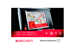 Becker 7934 Traffic Assist High Speed Manuel utilisateur