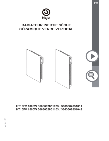 Blyss HT15FV Manuel utilisateur | Fixfr