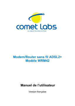 Comet Labs WRM42 Manuel utilisateur