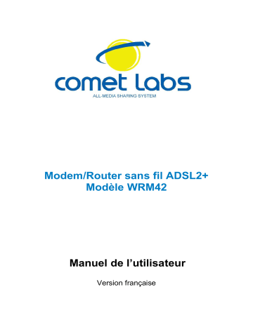 Manuel du propriétaire | Comet Labs WRM42 Manuel utilisateur | Fixfr