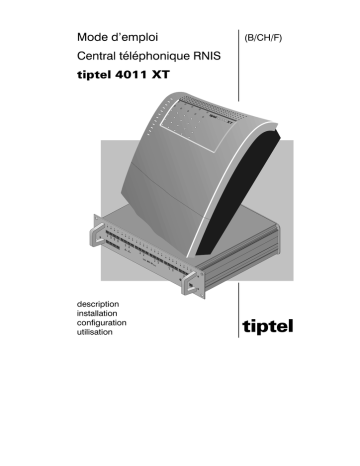 Tiptel 4011 XT Manuel utilisateur | Fixfr