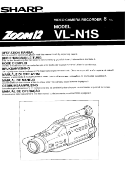 Sharp VL-N1S Manuel utilisateur