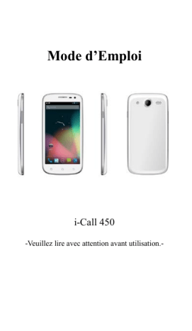 i-Joy i-Call 450 Mode d'emploi | Fixfr