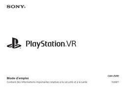 Sony PlayStation VR CUH-ZVR1 Mode d'emploi