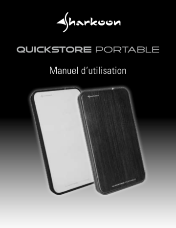 Manuel du propriétaire | Sharkoon Quickstore Portable Manuel utilisateur | Fixfr