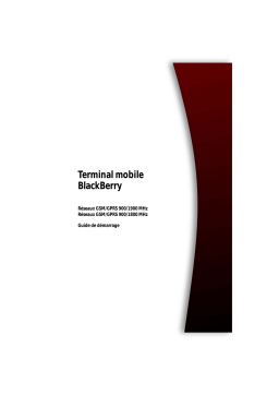 Blackberry 6720 Manuel utilisateur