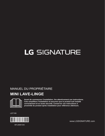 LG LST100 Manuel du propriétaire | Fixfr