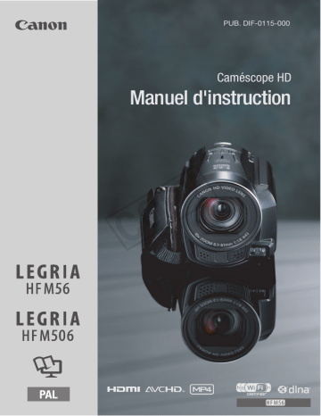 LEGRIA HF M56 | Mode d'emploi | Canon LEGRIA HF M506 Manuel utilisateur | Fixfr