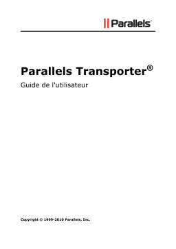 Parallels Transporter 6 Mode d'emploi
