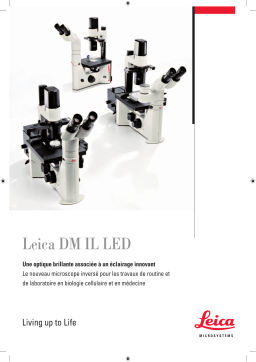 Leica DM IL LED Manuel utilisateur