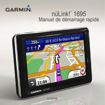 nüLink 1695 | nüLink! 1695 LIVE | nüLink! 1695, Canada | nuLink!1695,GPS,NA,Avis | Guide de démarrage rapide | Garmin nüLink! 1695, Europe Manuel utilisateur | Fixfr