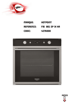 Hotpoint FI6 861 SP IX HAFI6 891SP IX HA Manuel utilisateur