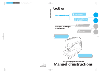 Manuel du propriétaire | Brother Innov-is 150SE Manuel utilisateur | Fixfr