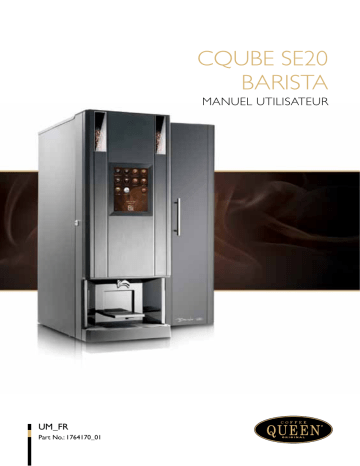 Coffee Queen CQube SE BARISTA Manuel utilisateur | Fixfr