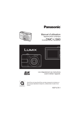 Panasonic DMC LS80 Manuel utilisateur