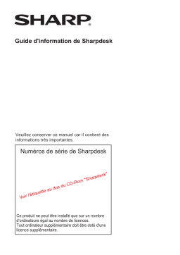 Sharp AL-2051 Manuel utilisateur