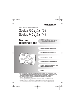 Olympus μ 750 Manuel utilisateur