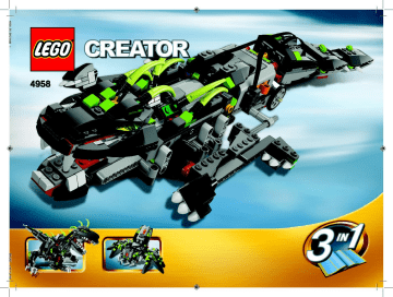 Guide d'installation | Lego 4958 Monster Dino Manuel utilisateur | Fixfr