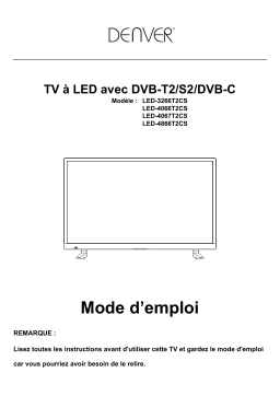 Denver LED-4866T2CS Manuel utilisateur