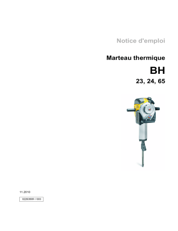 BH 23 | BH 24 Low Vib RS | BH 65 | BH 24 Low Vib | BH 23 SJT | Wacker Neuson BH 24 Gasoline Breaker Manuel utilisateur | Fixfr