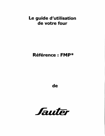 FMPW1 | Manuel du propriétaire | sauter FMPX1 Manuel utilisateur | Fixfr