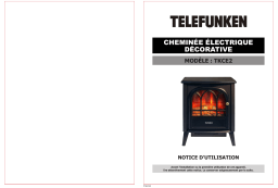 Telefunken TKCE-2 Cheminée électrique Manuel utilisateur