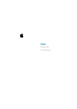 Apple iSight Manuel utilisateur