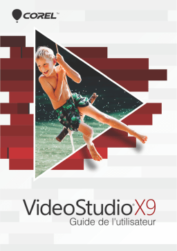 Corel VideoStudio Pro X9 Manuel utilisateur