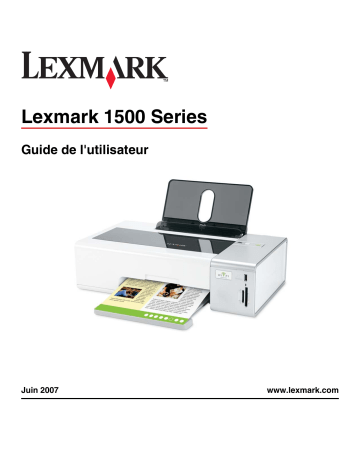 Manuel du propriétaire | Lexmark Z1520 Manuel utilisateur | Fixfr