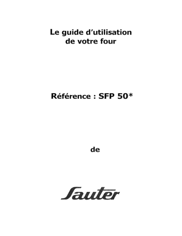 Manuel du propriétaire | sauter SFP50BF1 Manuel utilisateur | Fixfr