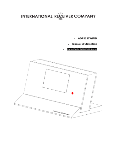 Manuel du propriétaire | IRC ADP1217 WifiD Manuel utilisateur | Fixfr