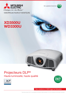 Mitsubishi WD3300U Manuel utilisateur