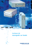 TANDBERG B TAPEDRIVES Manuel utilisateur