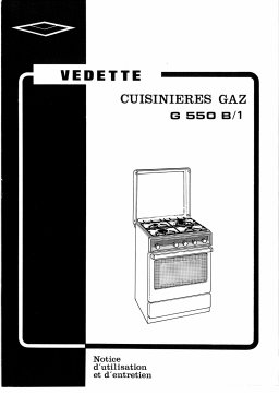 Vedette G550B Manuel utilisateur