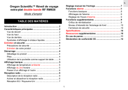Oregon Scientific RM928 Manuel utilisateur