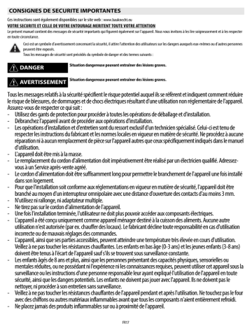 CTAI 6360 IN | ETI 6260 IN | Mode d'emploi | Whirlpool ETI 6160 IN Manuel utilisateur | Fixfr