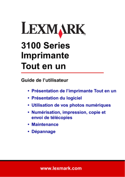 Lexmark P3150 Manuel utilisateur