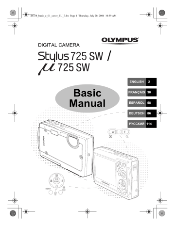 Stylus 725 SW | Olympus μ 725 SW Manuel utilisateur | Fixfr